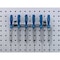 Triton Products 8-1/8 In. W Stainless Steel Multi-Prong Tool/Wrench Holder for 1/8 In. and 1/4 In. Pegboard 1 Pack 86660 - alternate 2